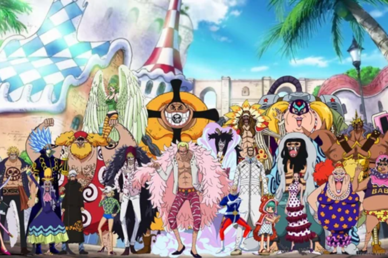 One Piece: Todos os membros dos piratas donquixote